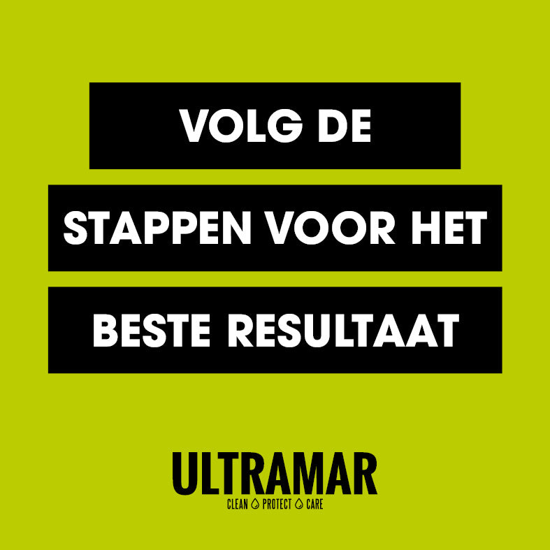 Volg de stappen voor het beste resultaat