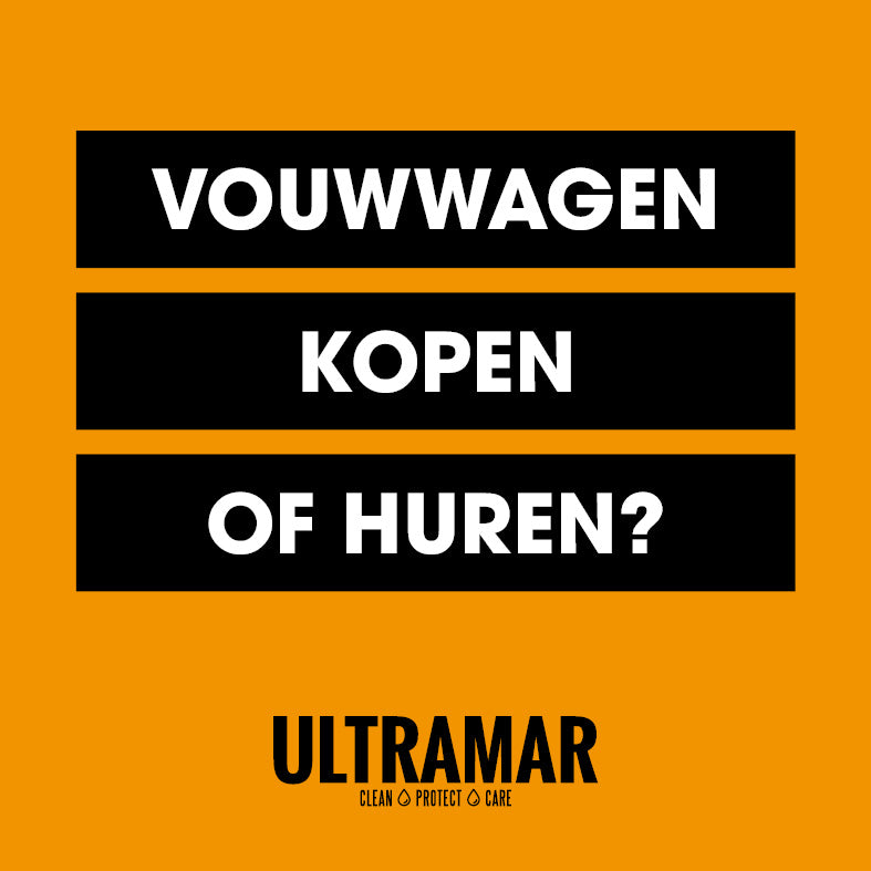 Vouwwagen kopen of huren?