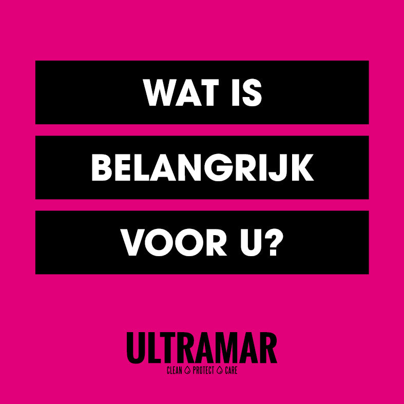 Wat is belangrijk voor u