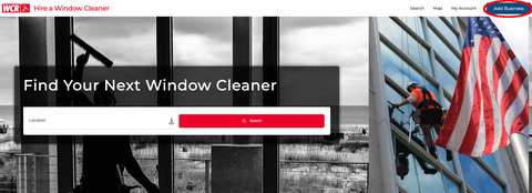Opening Page For Hire a Window Cleaner