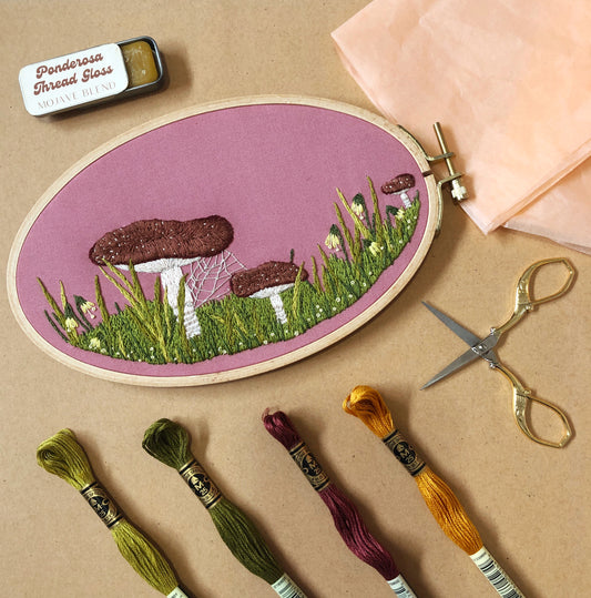 Blooming Wildflowers- Intermediate DIY Embroidery Craft Kit