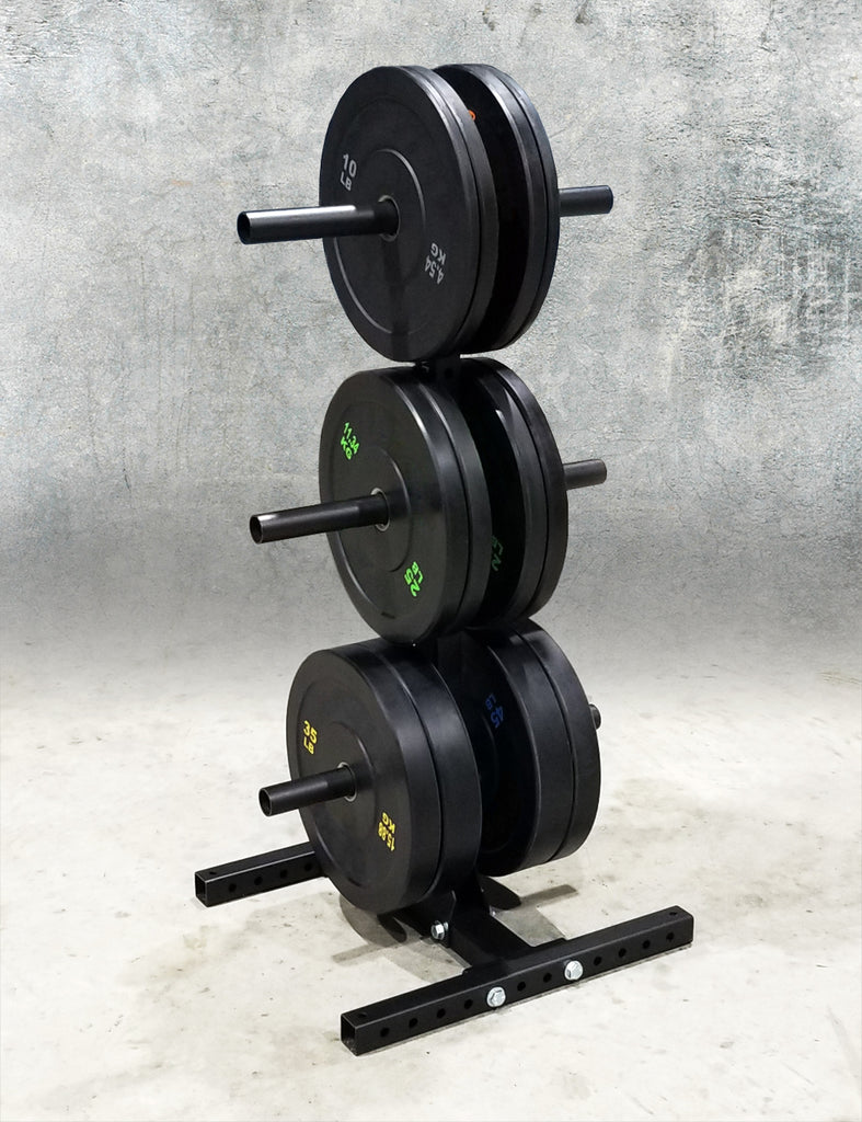 Horizontal Weight Plate Storage With Wheels