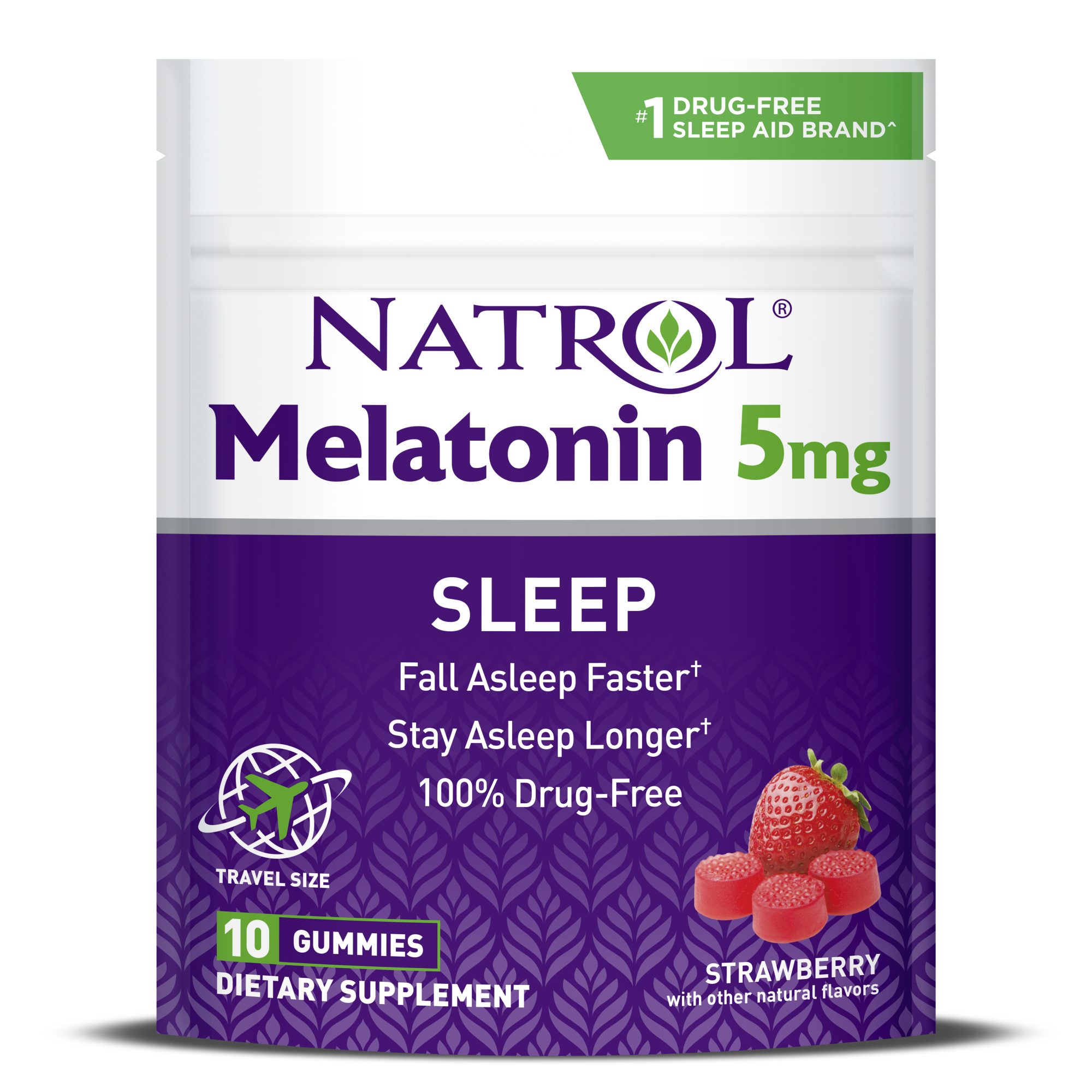 Melatonin Gummies 5mg Travel Size Pack Natrol®