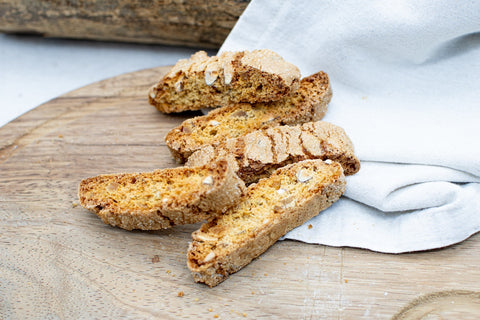 Biscottis de naranja y jengibre