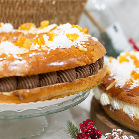 Roscón de Reyes relleno de trufa