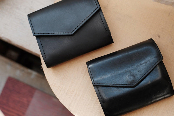 PINT Leather Minimum Wallet Leather Case Aging