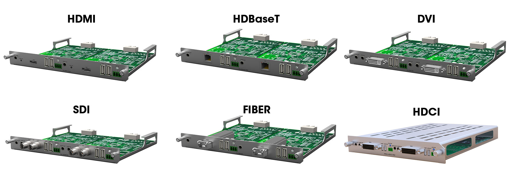 brightlink modular matrix input cards