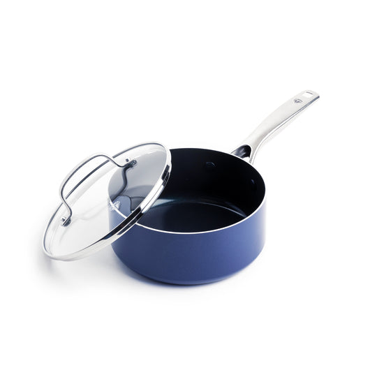 Dash of That 2QT Saucepan w/ Lid and 10 Fry Pan - Blue, 3 pc - Pay Less  Super Markets