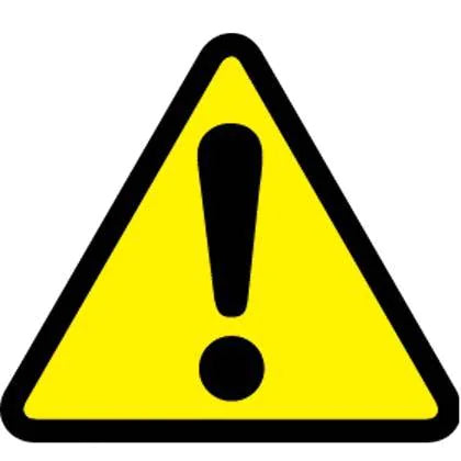 OEHHA Warning Triangle - California Proposition 65