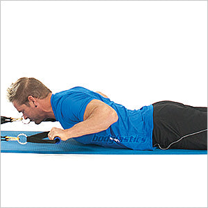 back pulls while lying on side
