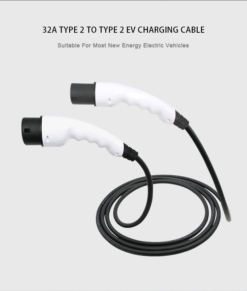 EVABSE EV Charging Cable Type 2 to Type 2 EV Charger for Electric Vehi