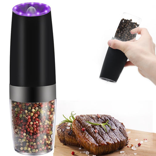 L'Chaim Meats 2pcs Stainless Steel Electric Automatic Pepper Mills Sal –  lchaimmeats