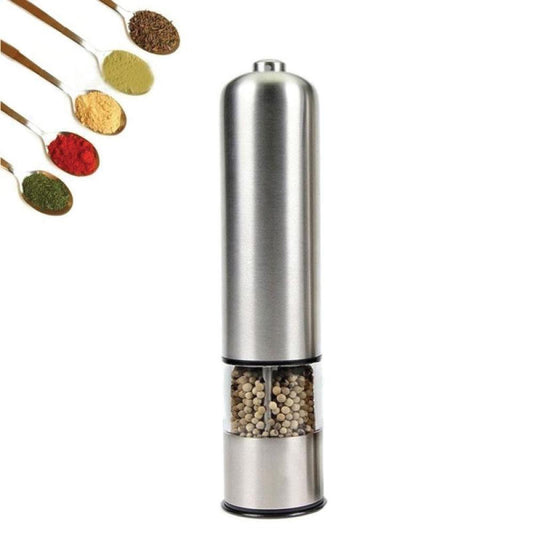 Electric Salt and Pepper Grinder Set - Stainless Pakistan