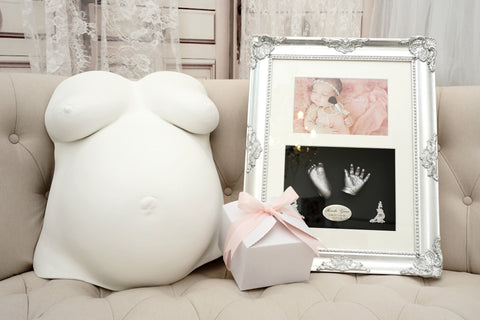 gipsabdruck Babybauch bellycast detailgenau alginat abdruck atelier bodyparts Julia Schulze