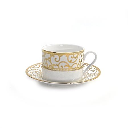 Palazzo Cup and Saucer 8 oz | Smith Party Rentals