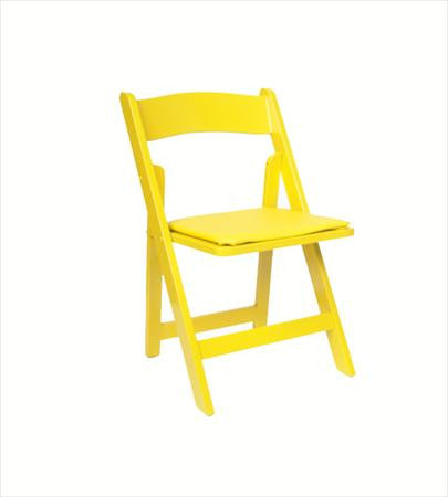 Party Rental Products Yellow Folding Chair Chairs Smith