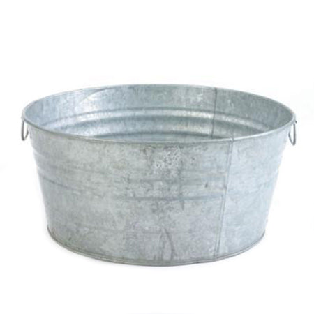 24 inch round plastic tub