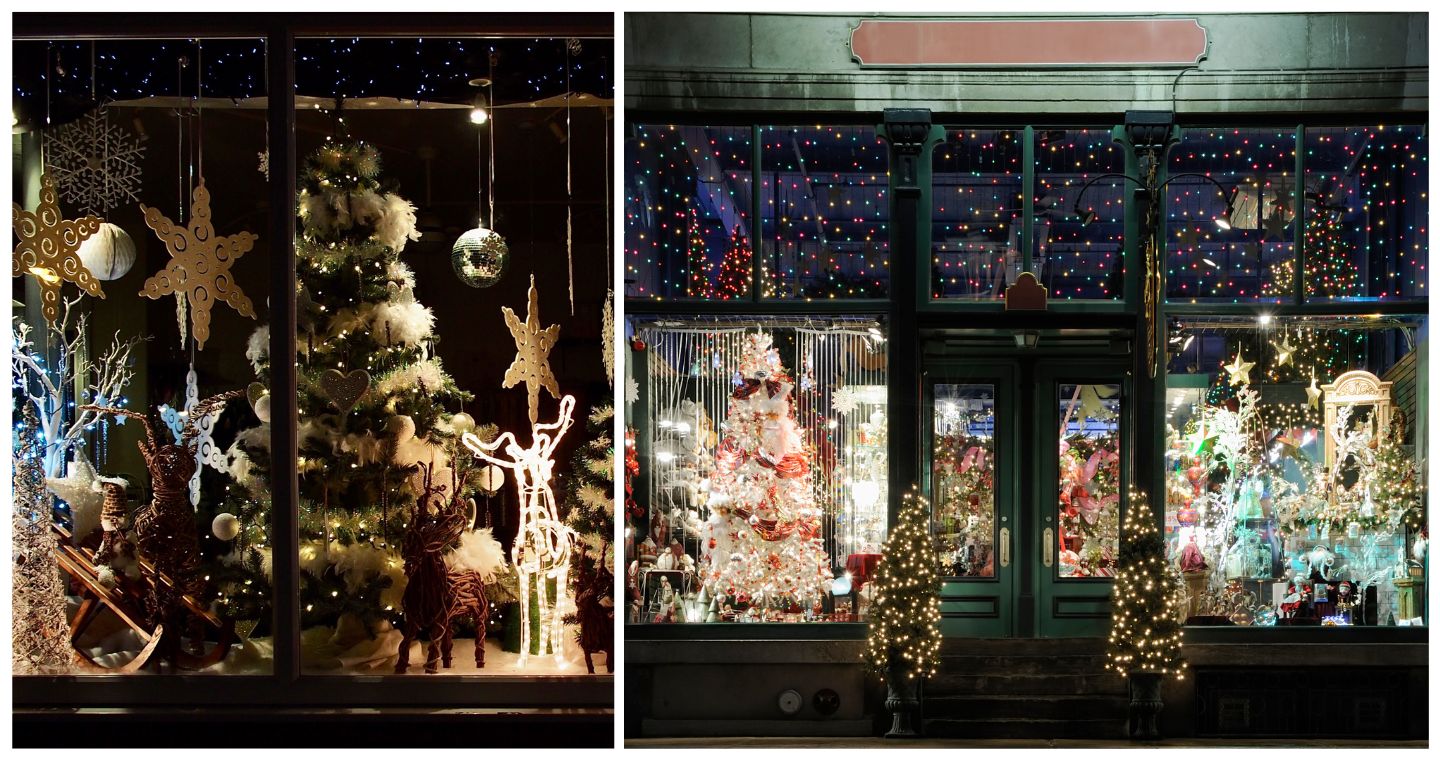 comment décorer ma vitrine de noël ?