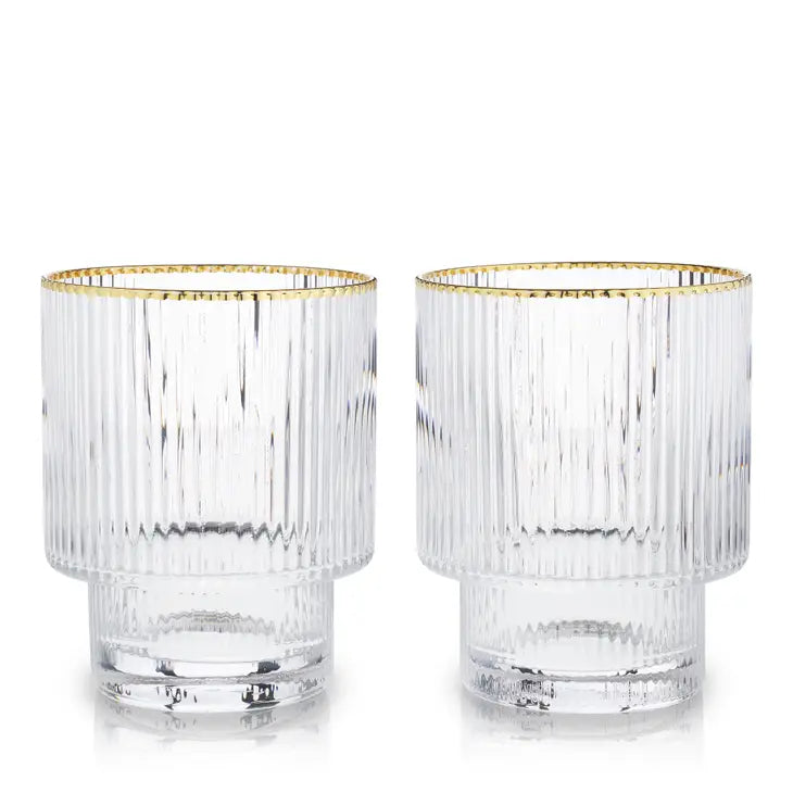 Viski Meridian Coupe Glasses (Set of 2) – FK Living