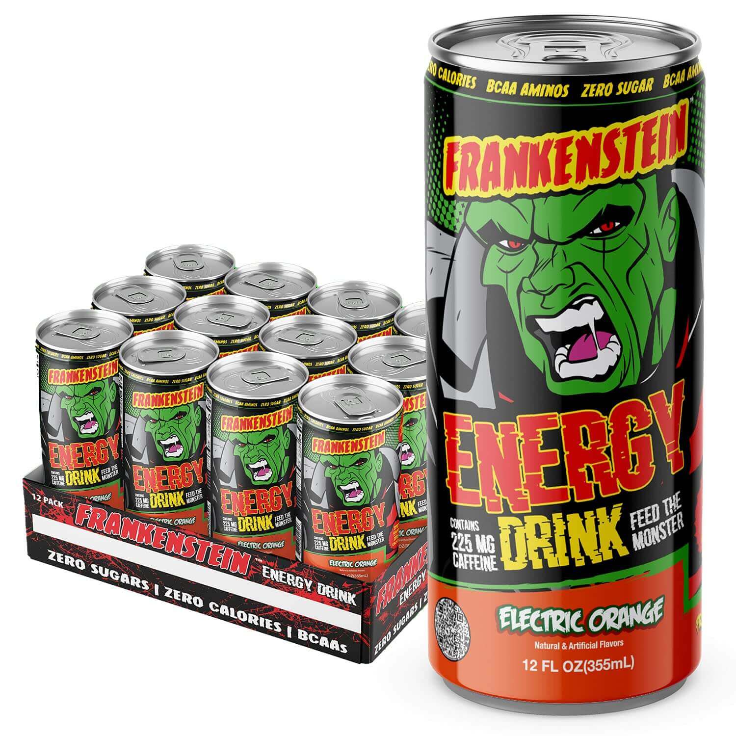 RAW Thavage Pre Workout Energy Drink - Green Gummy, 12 Bottles