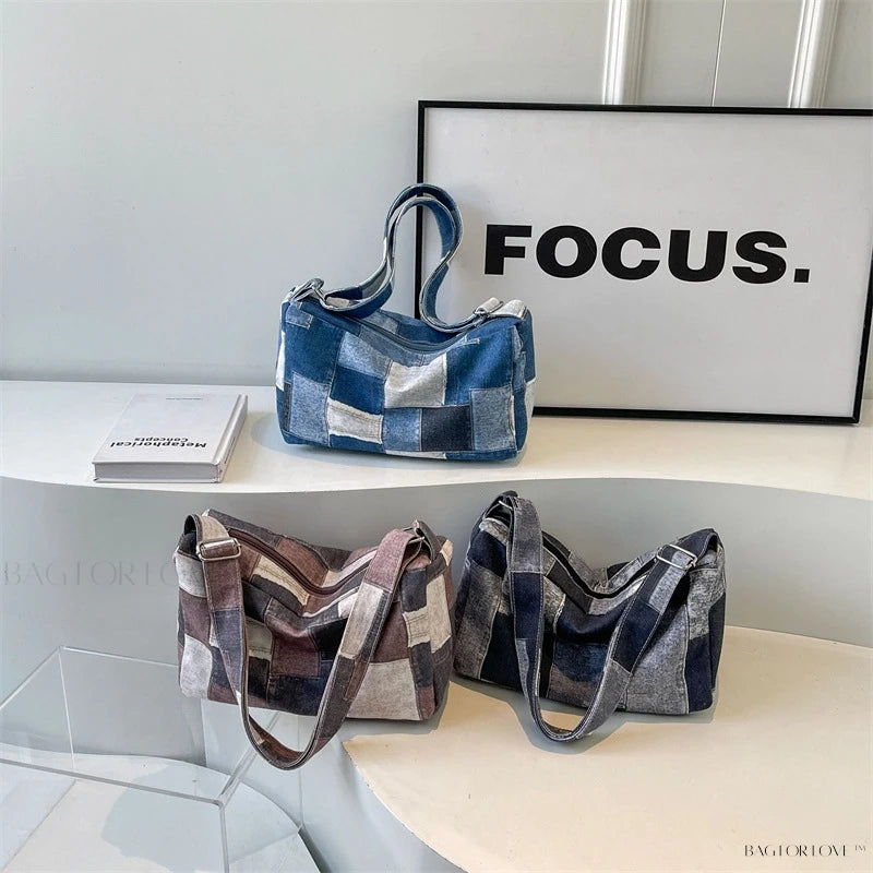 Bag For Love -Plaid Decor Crossbody Bag - Women Crossbody