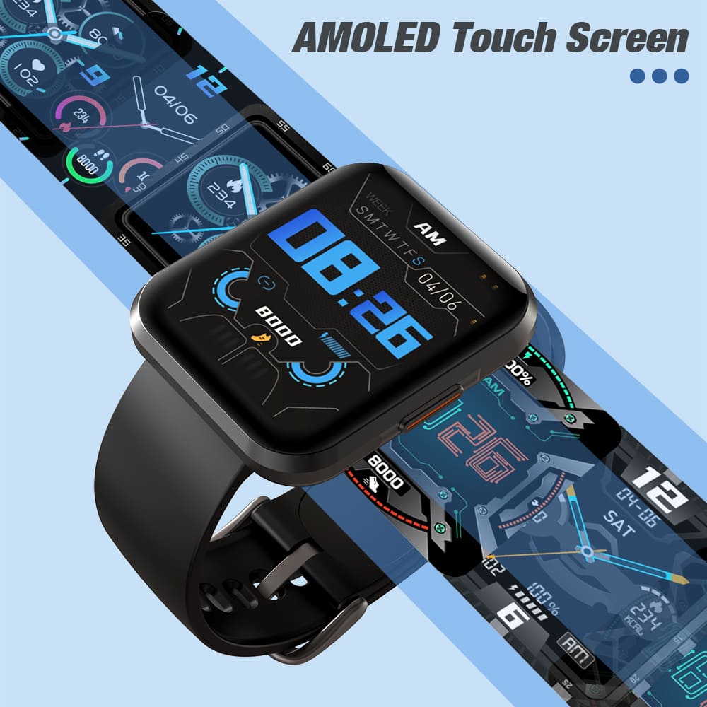 Smartwatch Masculino Wewatch Amoled GPS SW1