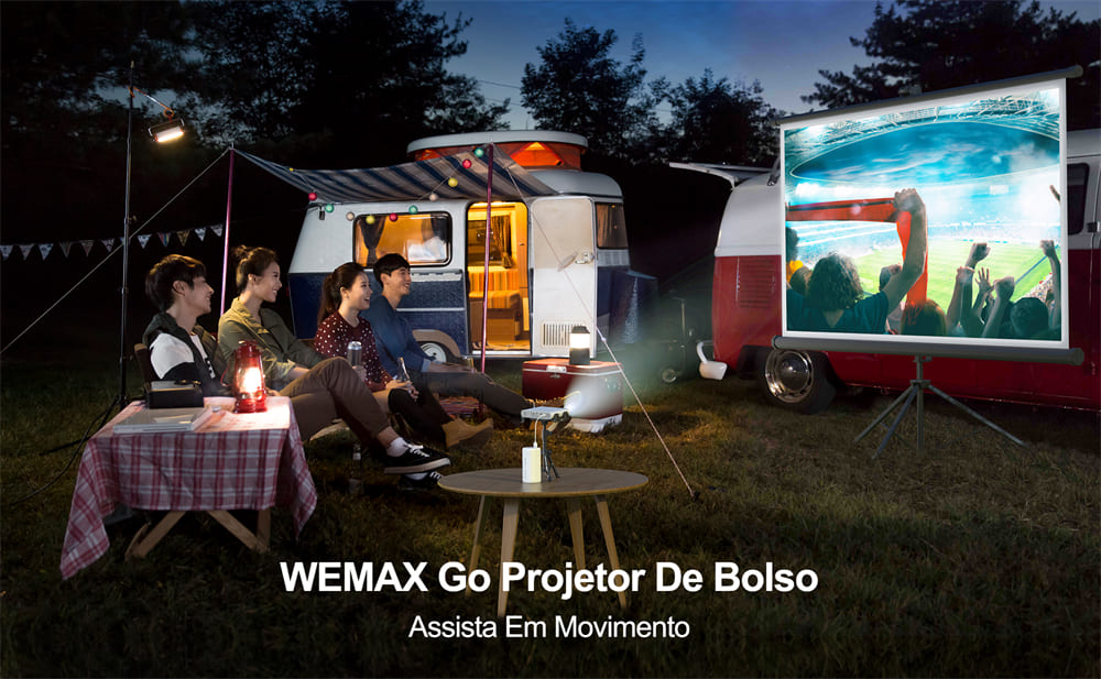 Mini Projetor Wemax Go 300 Laser ALPD Portátil Full HD 1080p
