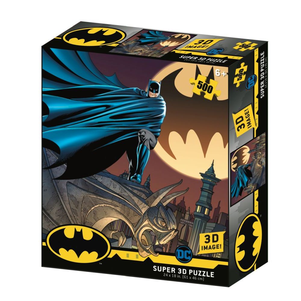 Prime 3D DC Comics Batman Bat Puzzle 500 Piece – Tek Toys