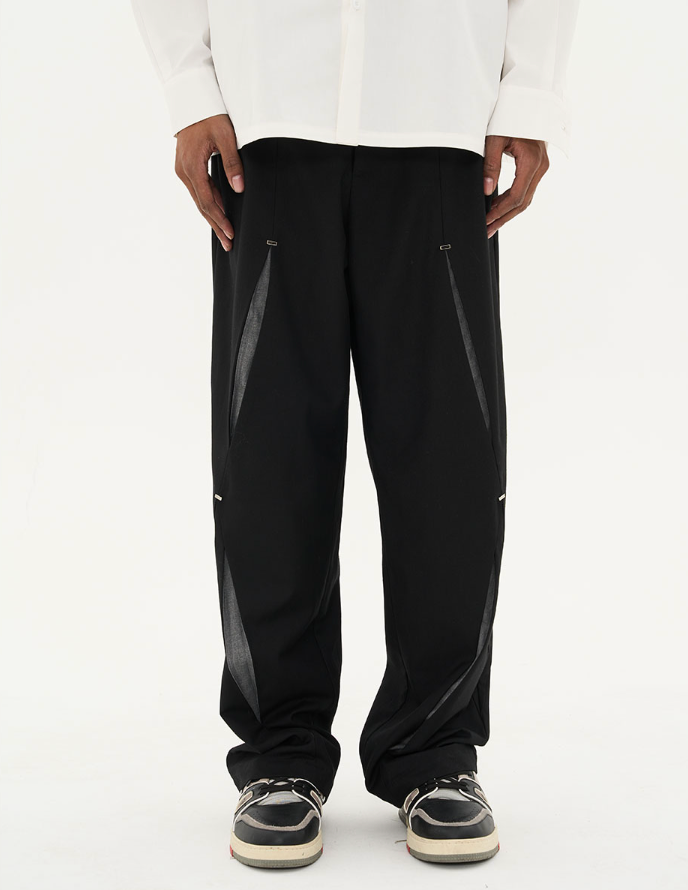 Harsh and Cruel Ripped Seam Deconstructed Trousers#N#– Face 3 Face