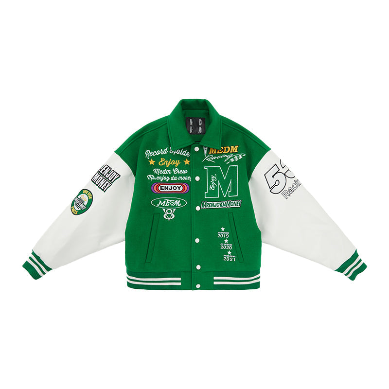 ファッションの MEDM Patch Varsity jacket tdh-latinoamerica.de