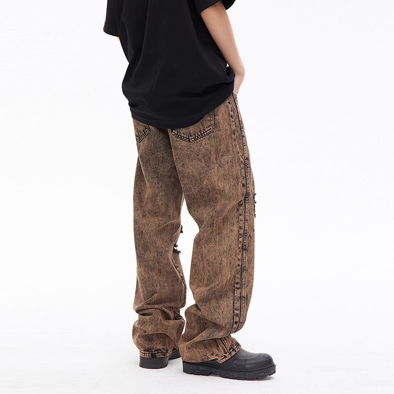 EK/EVILKNIGHT VINTAGE WASHED デニム PANTS-