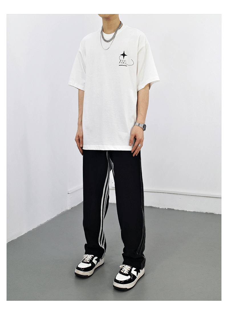 F3F Select Twisted Letters Print Tee