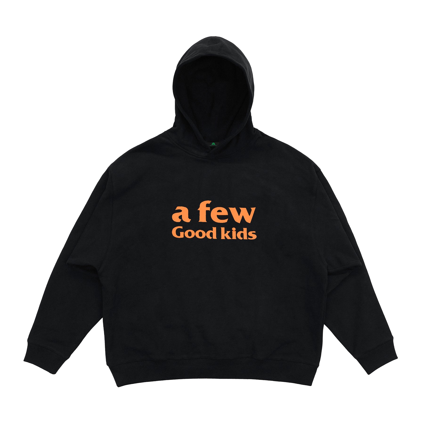 AFGK 3D Logo Hoodie Basic Rhinestone Logo