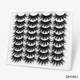 SEXYSHEEP 3D Faux Mink Lashes Natural Fluffy False Eyelashes Dramatic Long Wispies Lash Extension Volume Beauty 3D Eyelashes