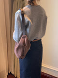 2022 Autumn And Winter Fashion Ladies New Knitted Cardigan Loose Korean Retro Round Neck Plaid Sweater Women's All-match Blouse