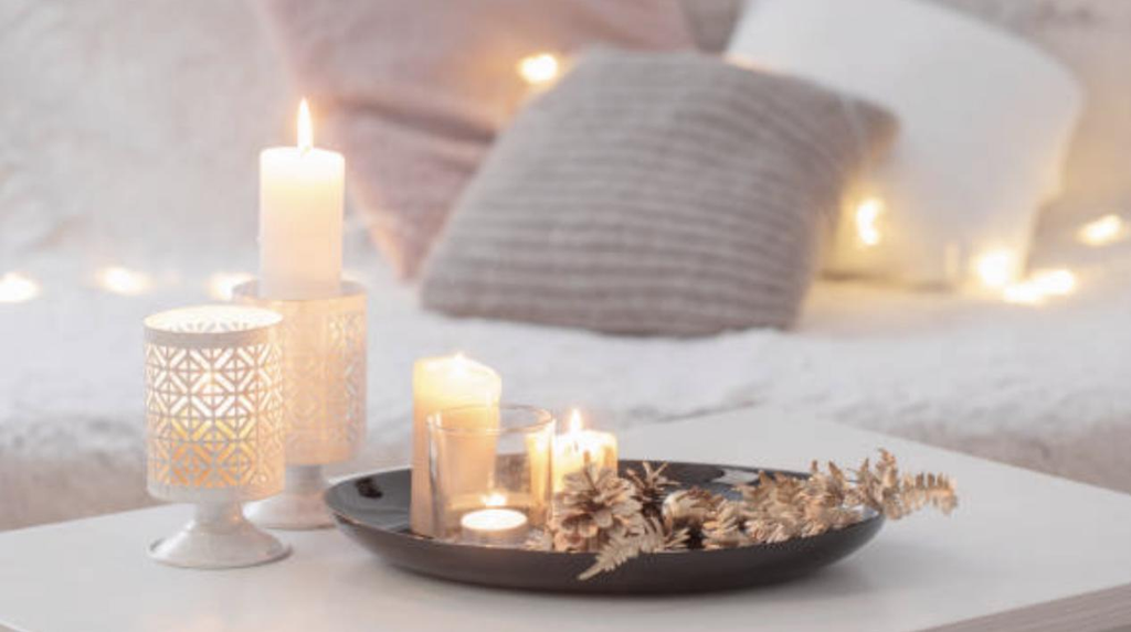 6.Setting the Mood with Candles and Decorations