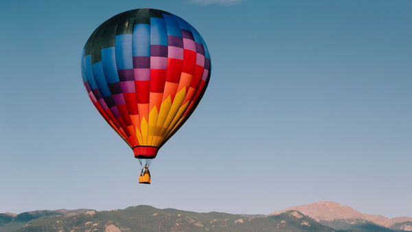 A scenic hot air balloon ride.