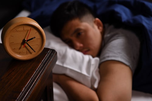 Image of man having insomnia