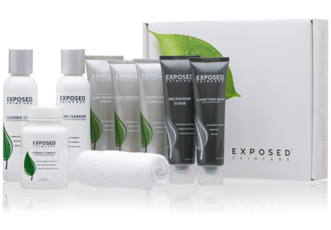 Exposed has everything you need to take care of your skin and get rid of acne, including zinc.