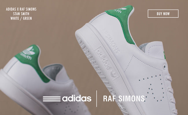 adidas raf simons white green