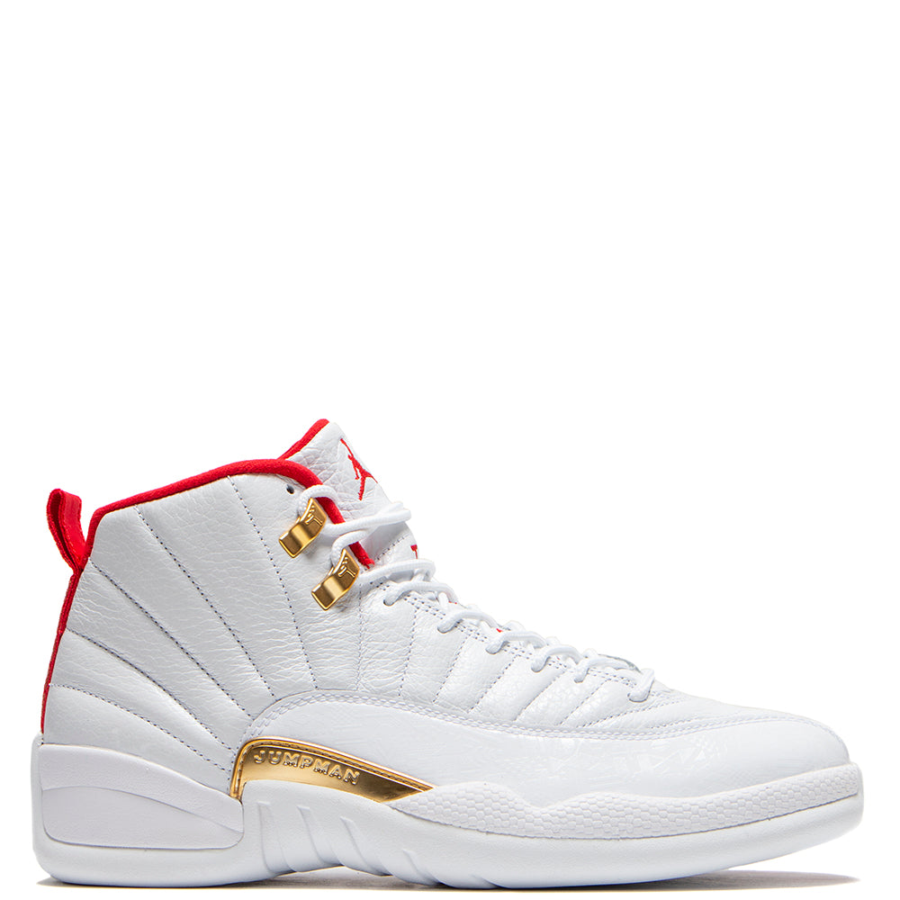 jordan 12 white and red