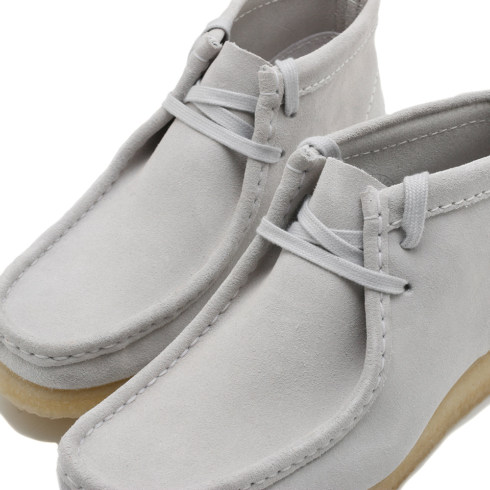 clarks wallabee grey suede