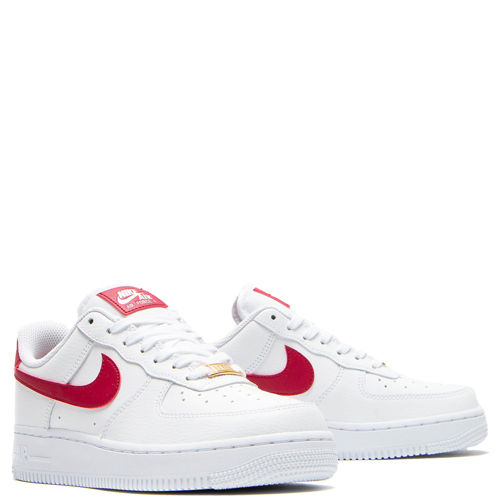 womens air force 1 white and red