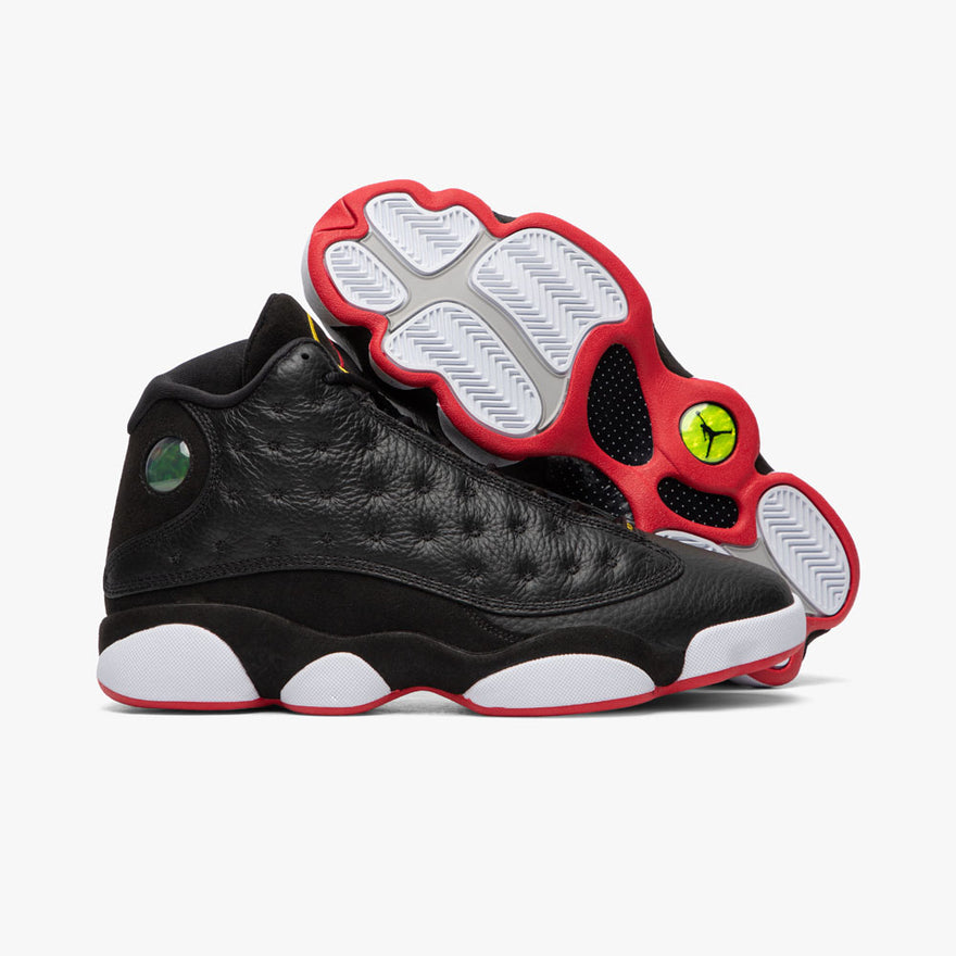 black true red white jordan 13