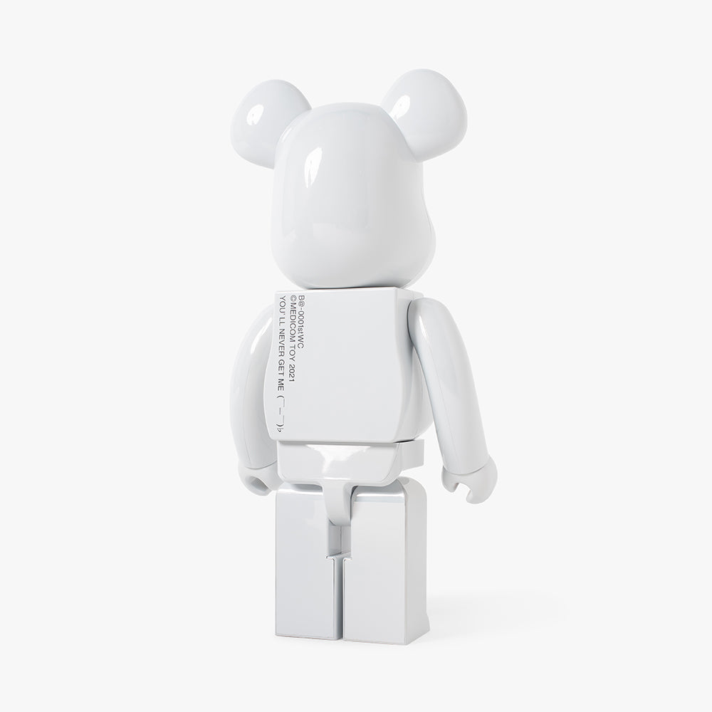 Medicom Toy BE@RBRICK 1st Model 1000% / White Chrome