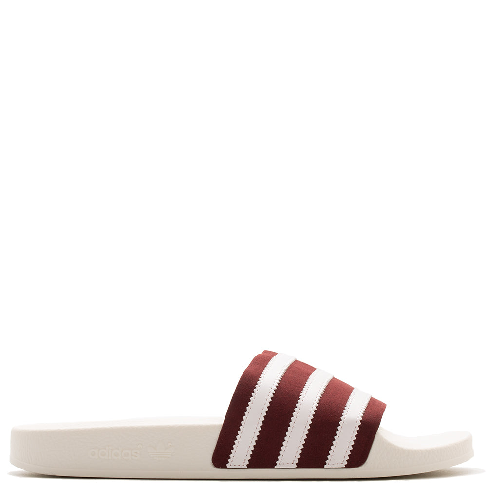 adilette collegiate burgundy