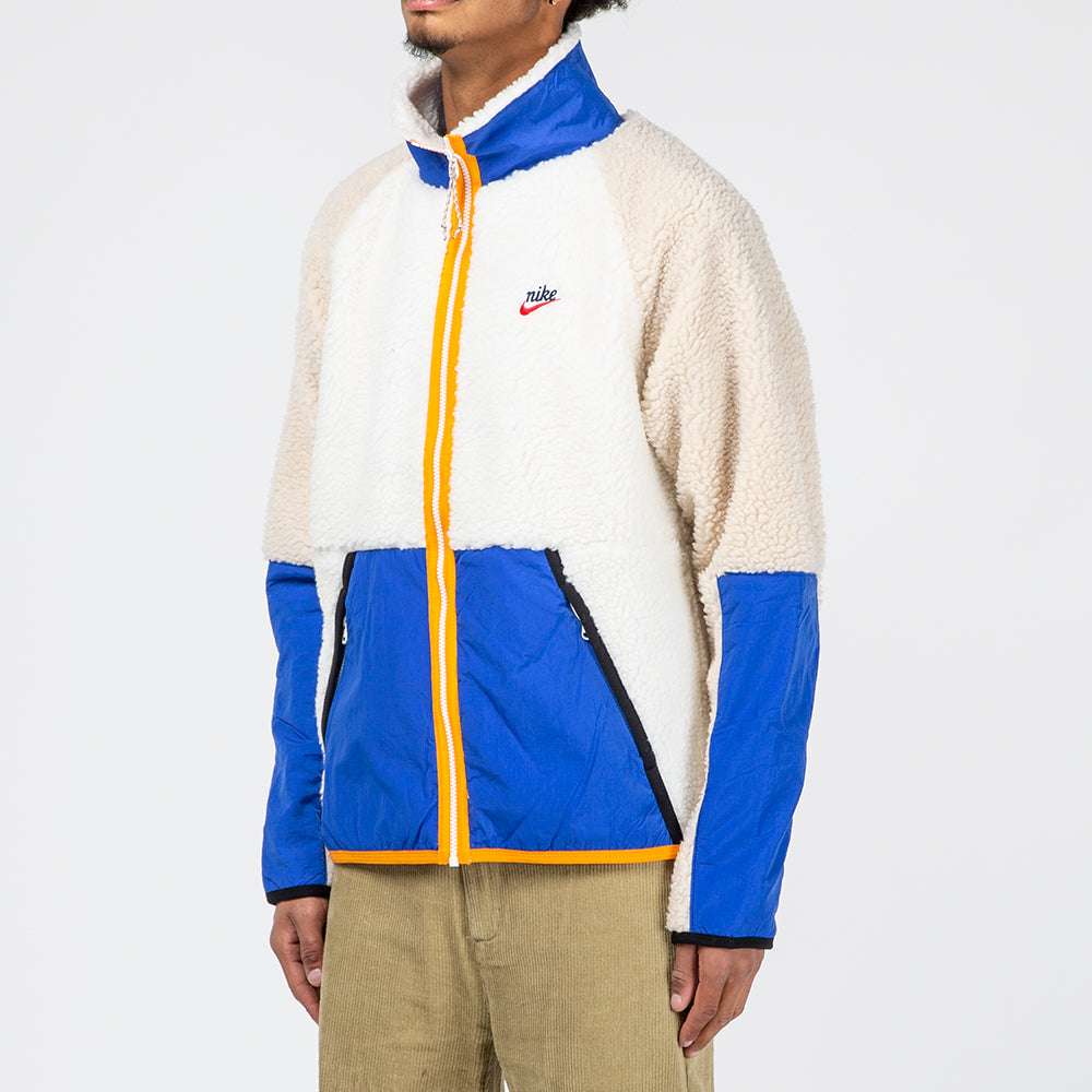 nike sherpa jacket white