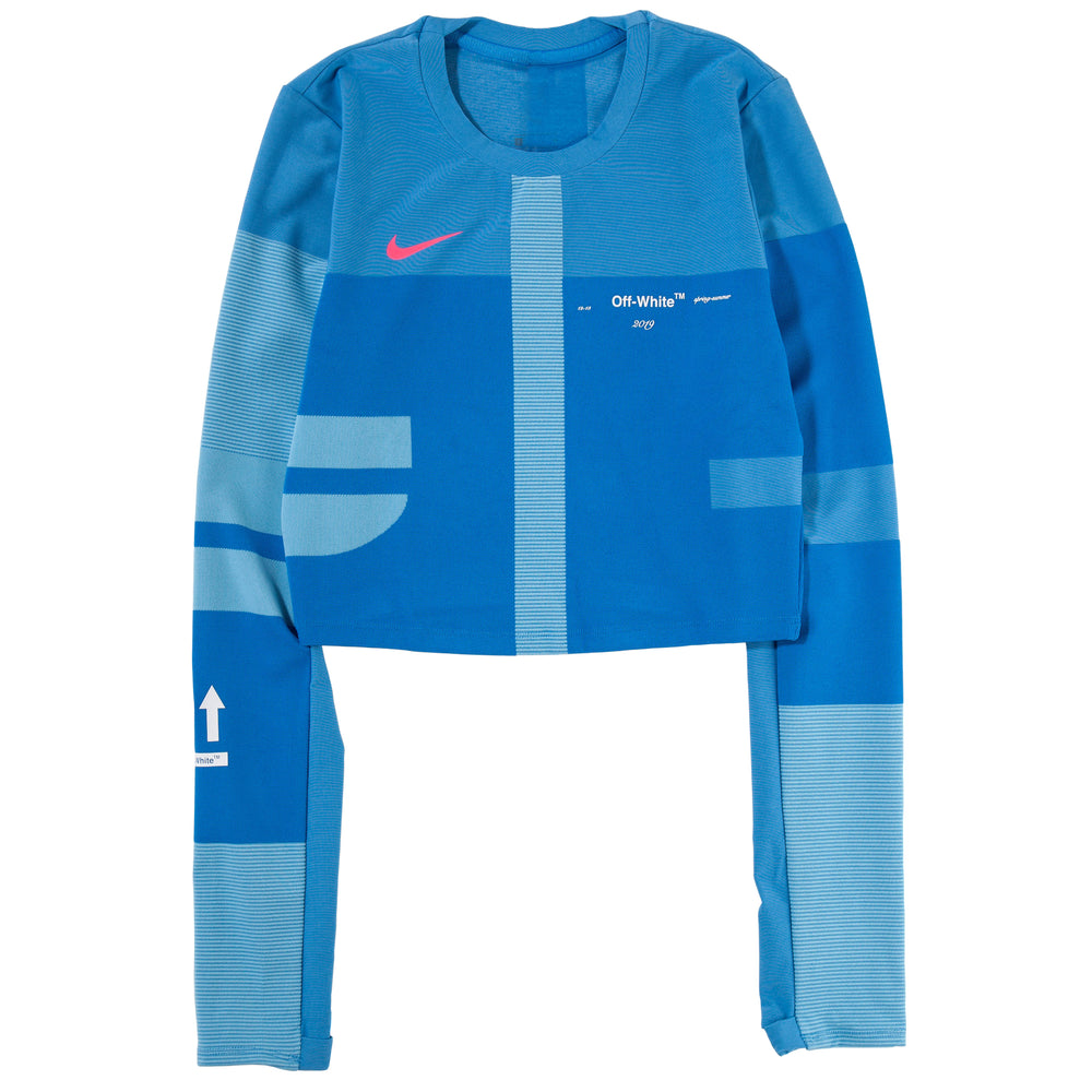 nike off white easy run top