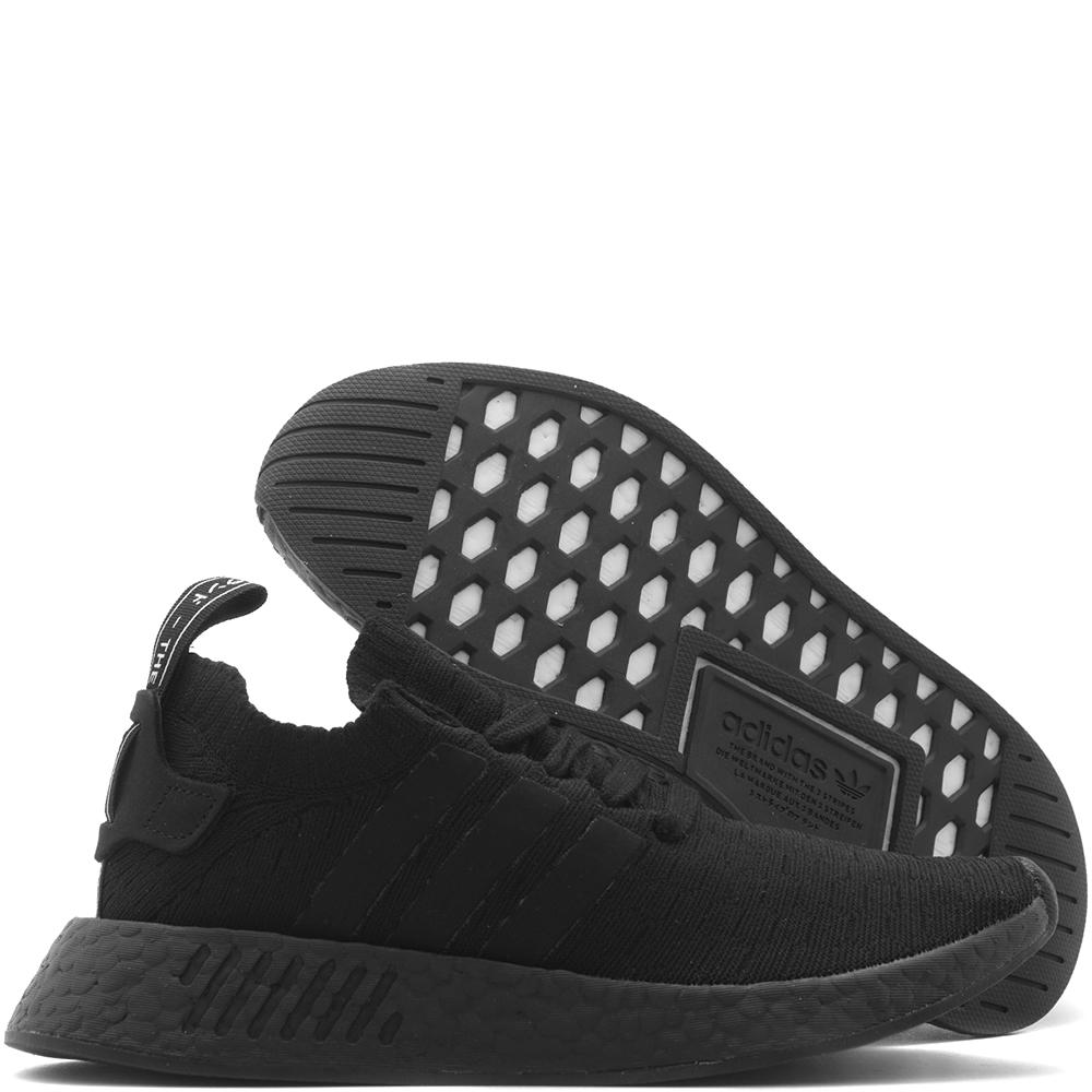 nmd r2 primeknit core black