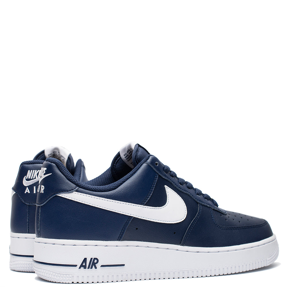 nike air force navy blue and white
